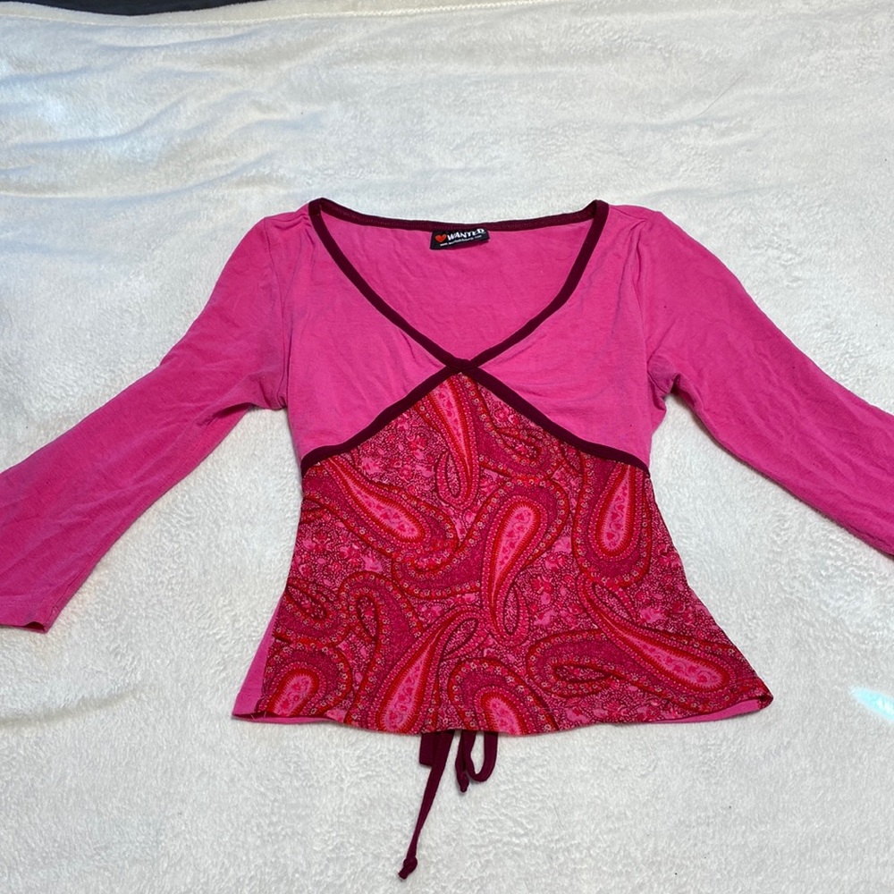 RARE wanted babydoll tee 2000s y2k